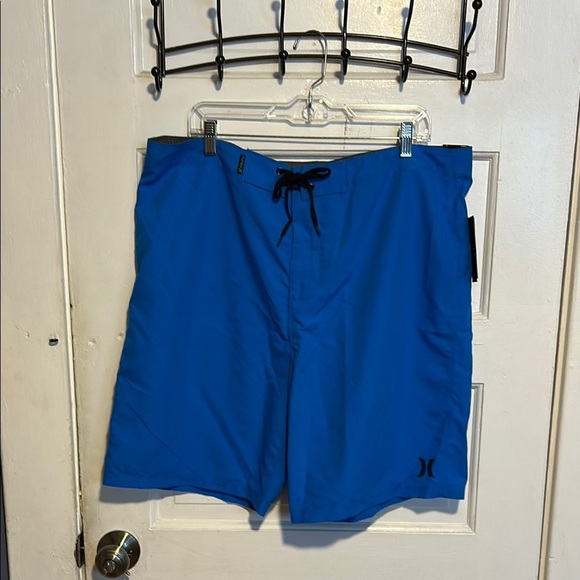 Hurley Men's Blue Swim Shorts - Picture 1 of 5